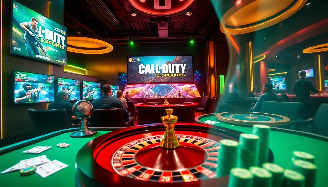 Bet on เว็บแทง Call of Duty E1 Sport with vibrant gaming tables and dynamic esports displays.