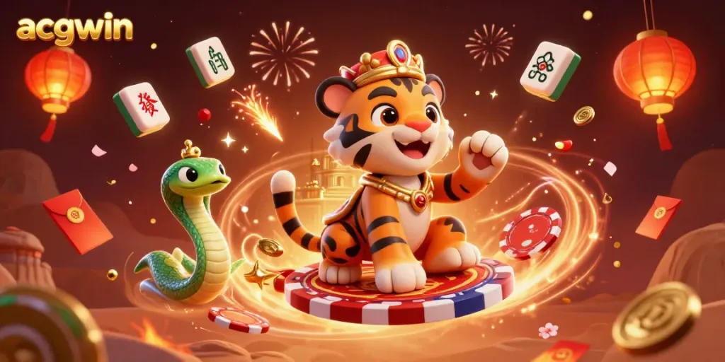 ACGWIN menampilkan sultan harimau bertema malam Arab dalam ilustrasi 3D yang memukau.