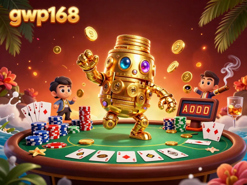 Menggandakan kemenangan di gwp168 dengan slot dan poker dalam permainan kasino yang penuh warna.