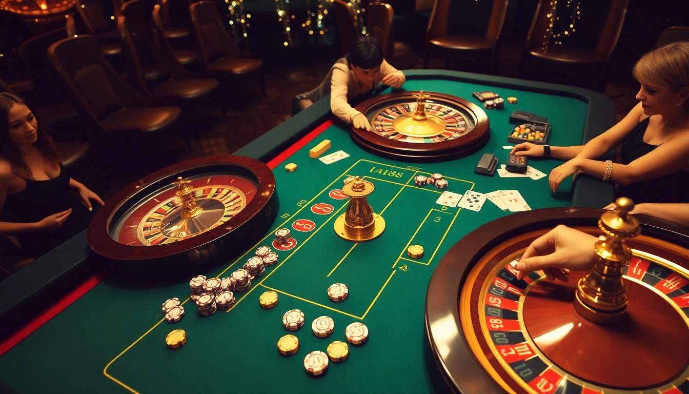 Experience thrilling gameplay at AE888 with live roulette and vibrant casino tables.