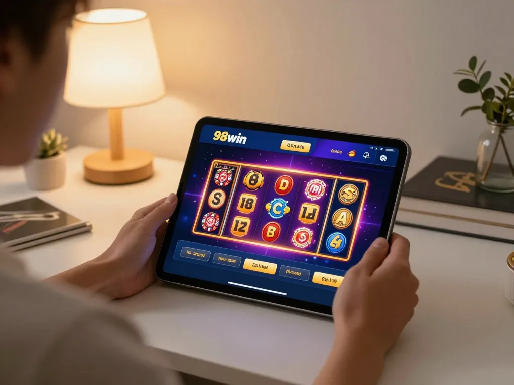 Engaging with the 98win casino app for an immersive betting experience at home