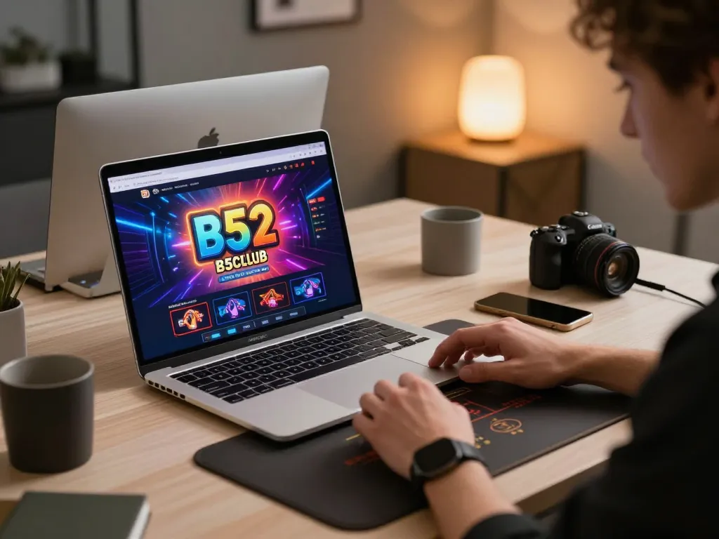 B52club user preparing for an online gaming session with strategic betting setup.