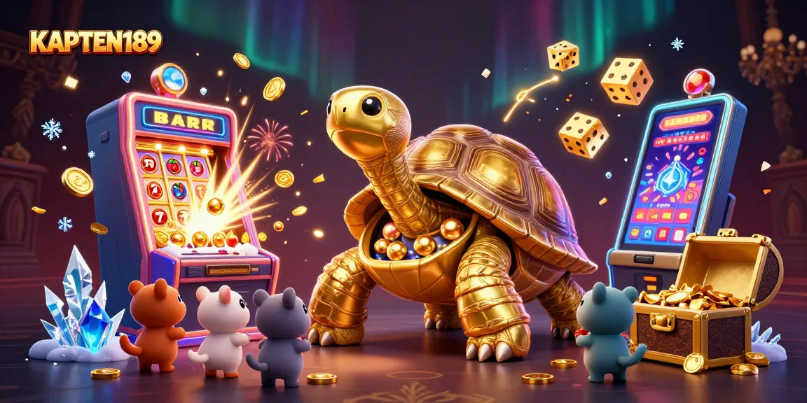 KAPTEN189 mempersembahkan ilustrasi kasino 3D yang kaya detail dengan karakter unik dan elemen slot menarik.