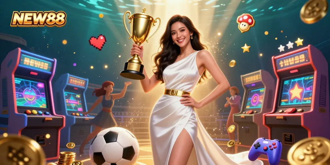 Celebrate your wins at NEW88 with thrilling sports betting and vibrant gaming elements!