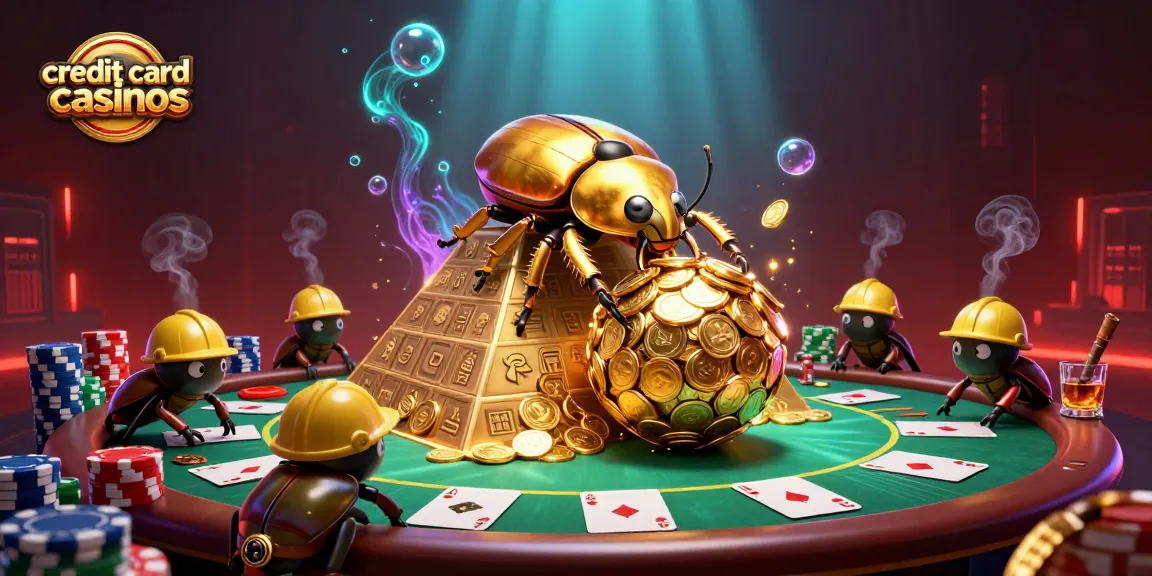 Engage with exciting credit card casinos showcasing thrilling poker elements and glowing effects.