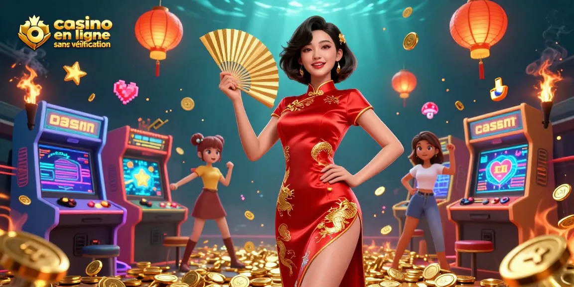 Jouez au casino en ligne sans vérification avec des personnages vibrants et des éléments de jeu dynamiques.