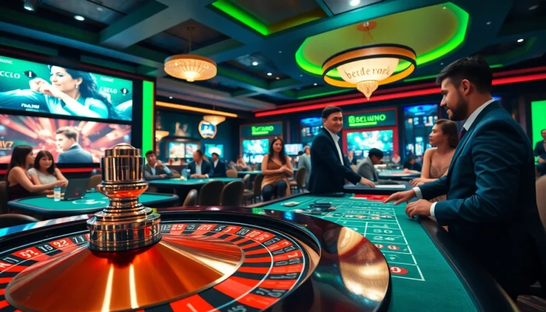 에볼루션 카지노 게임에서 활기찬 플레이어와 딜러와 함께하는 모습