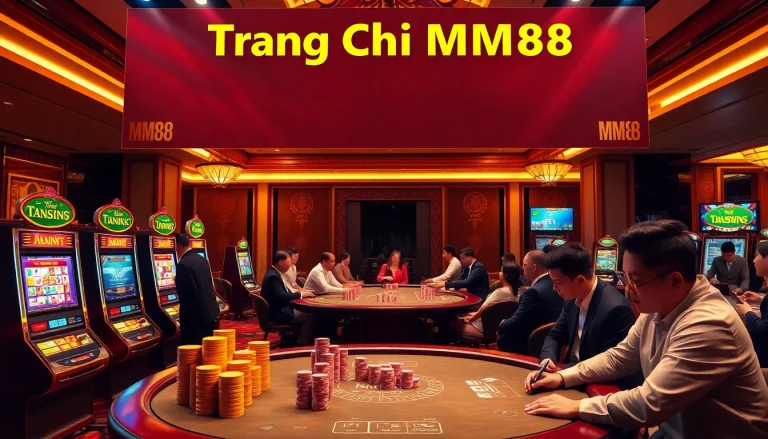 Experience the excitement of trang chủ mm88 with vibrant slots and stylish poker tables.