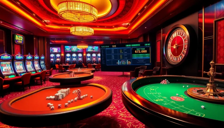 Experience the thrill at b52club with dynamic casino tables and engaging online gambling action.
