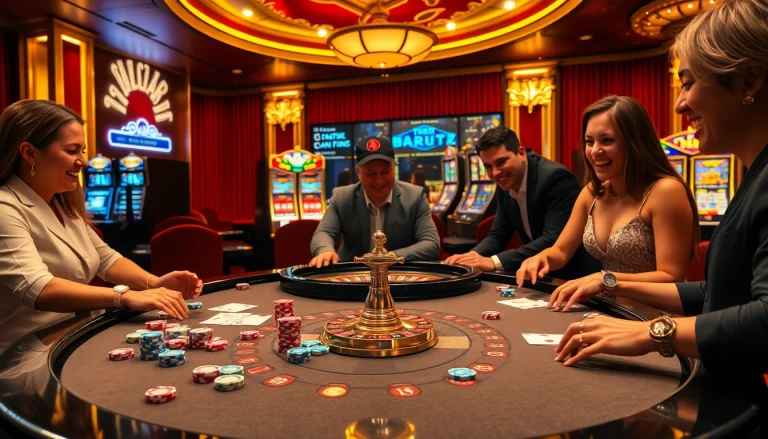 The original hidden wiki showcases thrilling casino experiences with vibrant poker tables and roulette wheels.