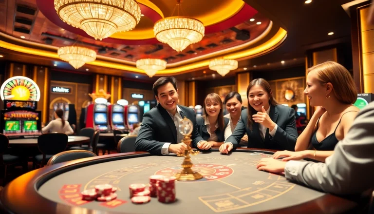Experience thrilling gaming action at NOHU90's luxurious casino atmosphere.