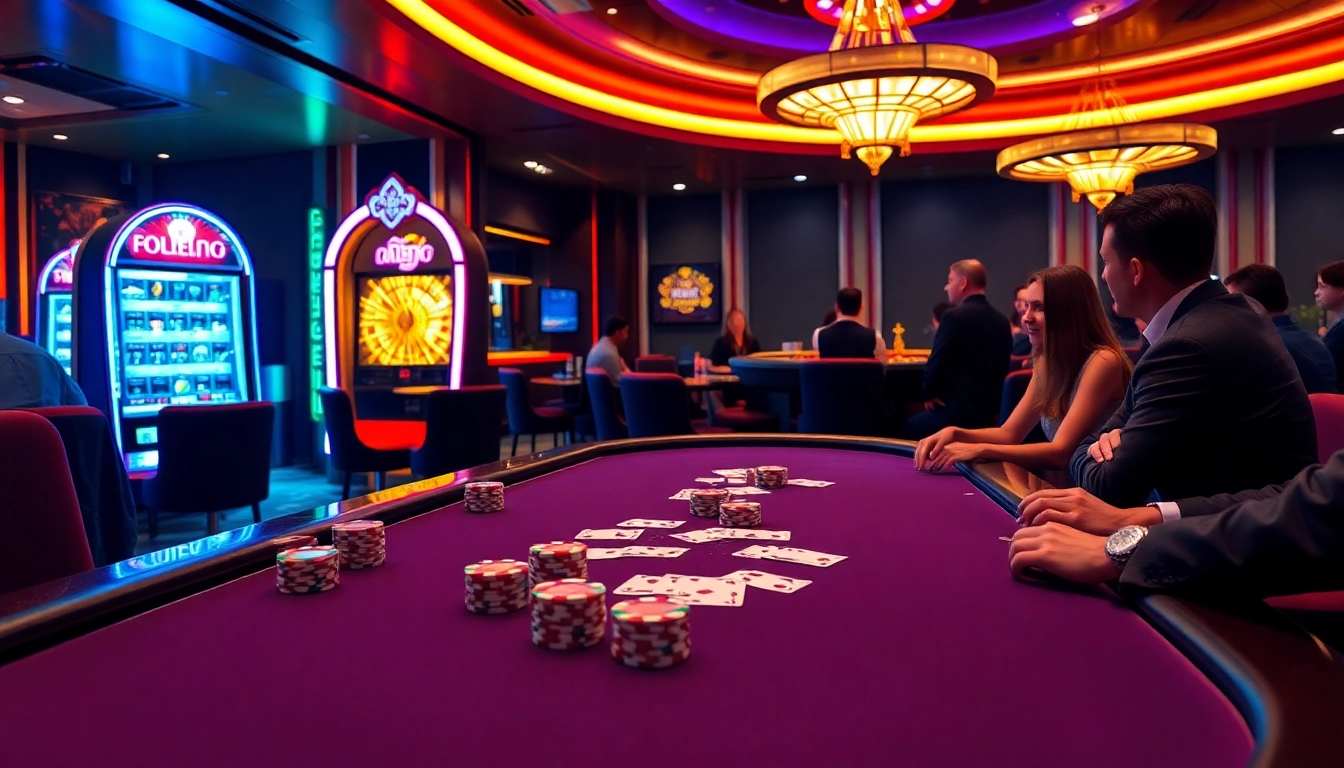 Experience high-stakes excitement at cm88 com with a vibrant poker table, chips, cards, and roulette wheel.
