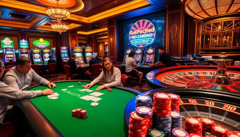 Experience the thrill of b52club gaming with vibrant casino visuals that capture excitement.