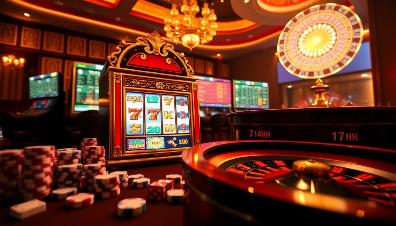 Experience the thrill of slot machines at 7hh, with vibrant graphics and exciting gameplay.