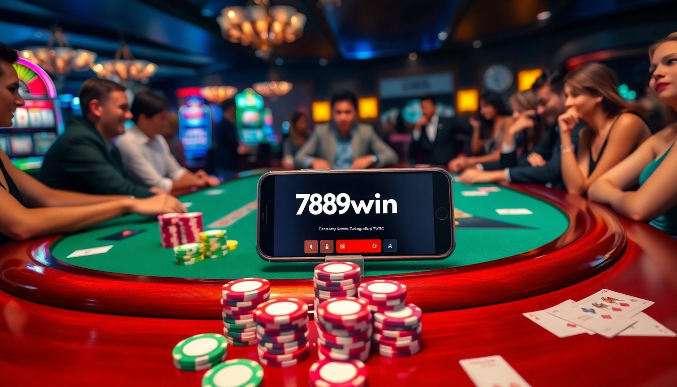 Players enjoying a game at the blackjack table with 789win app visible.