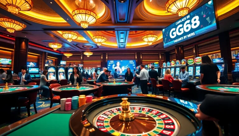 Experience the excitement of gaming at GG88 with dynamic casino tables and vibrant promotions.