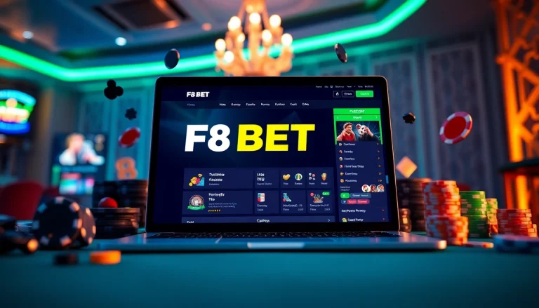 Discover F8BET.io's exciting online gaming experience with diverse betting options displayed on modern devices.